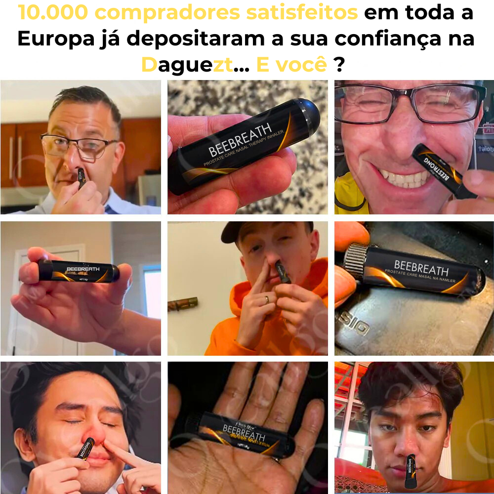 Cuidados com a próstata (Inalador de terapia nasal)