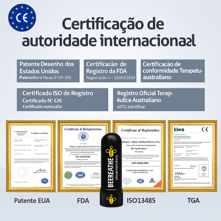 Cuidados Com a Próstata Inalador de Terapia Nasal